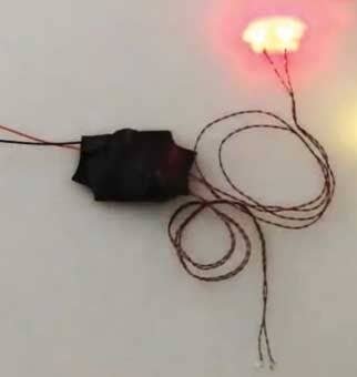 LED Alternator Circuit Red-Red -- 7-19V AC/DC, All Scales, Evan Designs URXRC3