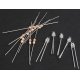 Yeloglo White LEDs pkg(5) -- 3mm, All Scales, Miniatronics Corp. 1231005