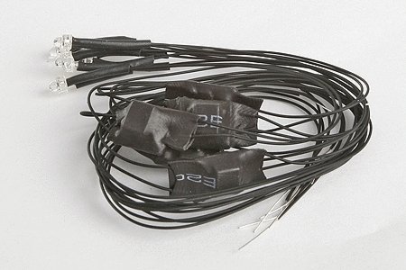 Light - Universal Flashing LED 5/64′ 1.8mm 7-19 Volt AC, DC, DCC 5-Pack -- Yellow, All Scales, Evan Designs U14F