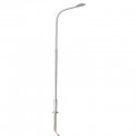 Single-Arm Streetlight 3-Pack - Warm White LED -- Silver, HO, Atlas Model Railroad Co. 70000165