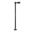 Single-Arm Square LED Light 3-Pack -- Black (Ware White LED) Scale Height: 15′ 4.6m, HO, Atlas Model Railroad Co. 70000203
