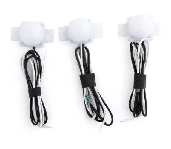 LED Dome Building Light 3-Pack -- Cool White, All Scales, Walthers SceneMaster 4872