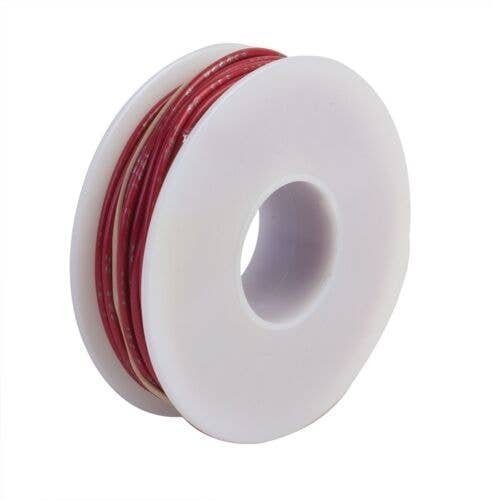20 Gauge 1-Conductor Hookup Wire -- 48′ (red), All Scales, Wire Works 120100402