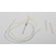 LED Kit -- Includes 2 Sunny White 1/8′ 3mm Diameter LEDs, 3 Wires, 2 680-Ohm Resis, All Scales, Train Control Systems 1289