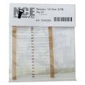 2700 Ohm Resistor -- 1/8 Watt pkg(20), All Scales, NCE Corporation 260