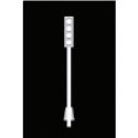 Light Pole -- Style 1 (white) pkg(8), 1/100, JTT Miniature Tree 97302