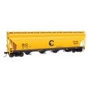 ACF 5250 4-Bay Centerflow Covered Hopper - Ready to Run -- Chessie System B&O 601910, HO, WalthersMainline 49203