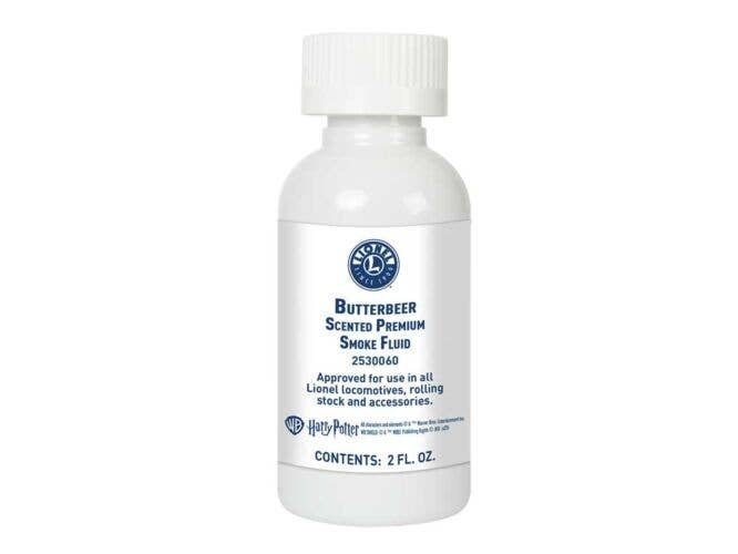 Scented Smoke Fluid -- Harry Potter Butterbeer Scent 2oz, O, Lionel 2530060