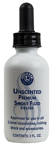 Smoke Fluid - 2oz 59.1mL -- Unscented, All Scales, Lionel 683280