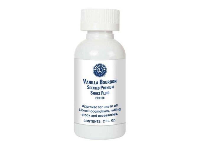 Vanilla Bourbon Scented Smoke Fluid -- 2oz 59.1ml, All Scales, Lionel 2330190