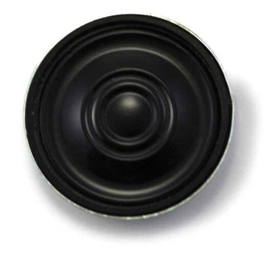 2-Watt 8-Ohm Round Speaker -- 1-1/8′ 28mm Diameter x 11/64 4.5mm Deep, All Scales, SoundTraxx 810153