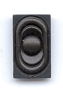 Digital Command Control Speakers -- Oval 15 x 25mm, 8 Ohm, 1 Watt, All Scales, Miniatronics Corp. 6011501