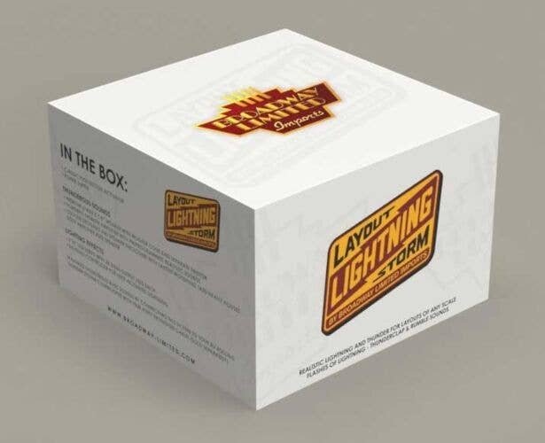Lightning & Thunder - Layout Lightning Storm -- Rain, Wind & Lightning Effects, All Scales, Broadway Limited Imports 1632