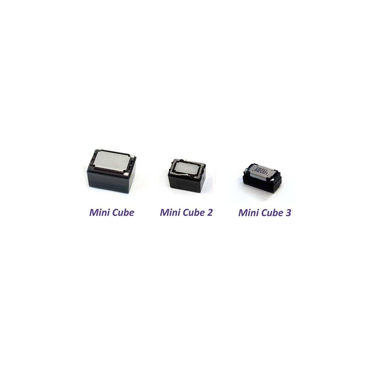Mini Cube 3 Oval Speaker-Baffle Kit -- 8-Ohm, .3W, 12.5 x 5.5 x 3mm, All Scales, SoundTraxx 810162
