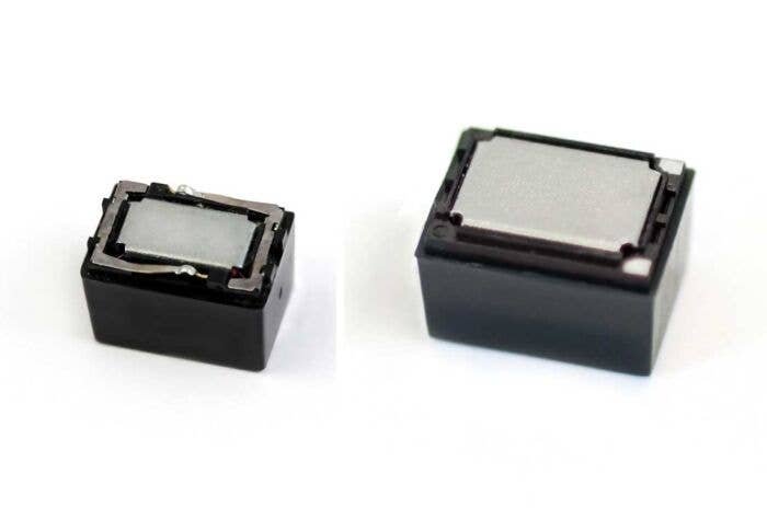 Mini Cube Speaker -- 1/2 x 3/8 x 23/64′ 13 x 9 x 9.4mm, All Scales, SoundTraxx 810155