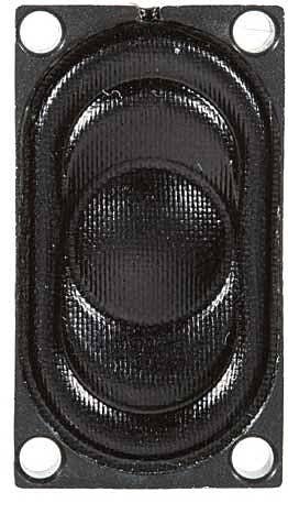 8-Ohm Speaker -- Oval - 0.56 x 1.00′ 1.4 x 2.5cm, All Scales, SoundTraxx 810112