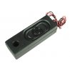 Rectangular Speaker w/Ported Enclosure & Wires -- 8-Ohm, 53 x 18 x 14mm, All Scales, Digitrax SP53188B