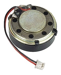 Round Speakers w/Baffle & Wiring Harness -- 1-1/8′ 28mm Diameter, All Scales, Model Rectifier Corp 1511
