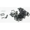True-Scale Coupler -- Long Shank pkg(20) (black), N, Micro Trains Line 110301