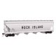 ACF 5250 4-Bay Centerflow Covered Hopper - Ready to Run -- Rock Island 13981