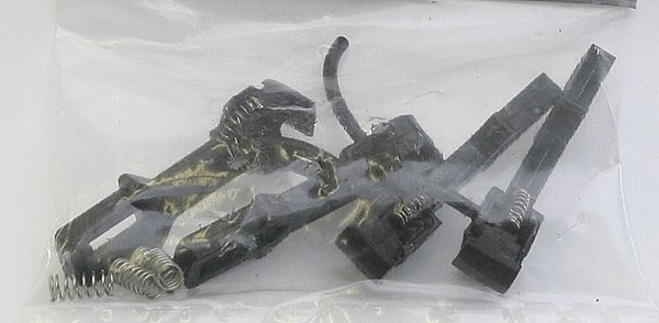 2-Rail Scale Replacement Die-Cast Knuckle Coupler & Draft Gear Springs -- 2 Pair, O, Atlas O 7057