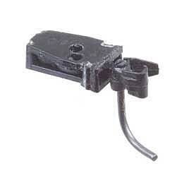 711 Old-Time/Light Duty Plastic Knuckle Coupler -- Black 2 Pair, HO, Kadee Quality Products 711