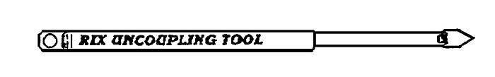 Rix Pick N Scale Uncoupling Tool -- pkg(2), N, Rix Products 24