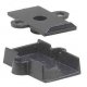232 Plastic Draft Gear Boxes & Lids -- 10 Pair, HO, Kadee Quality Products 232