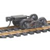 Bettendorf T-Section Fully Sprung Metal Trucks w/Whisker(R) Couplers - Kit -- Code 110 (.11, HO, Kadee Quality Products 512