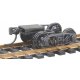 1899 Andrews Fully Sprung Metal Trucks w/Whisker(R) Couplers - Kit -- Code 110 (.110`) 33` , HO, Kadee Quality Products 510