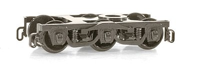 Passenger Car Trucks 1 Pair -- P-S 6-Wheel w/o Couplers, N, Micro Trains Line 302180