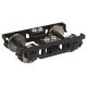 Pullman-Standard 8′ Wheelbase, Heavyweight 4-Wheel Metal Trucks w/RP-25 Whee -- Black - 1 Pair, HO, WalthersProto 2124
