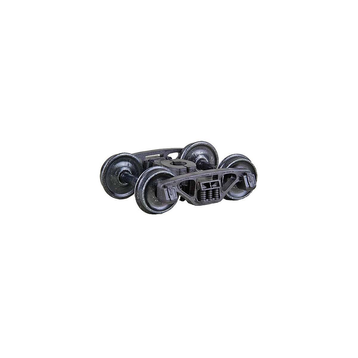 Barber(R) S-2-B 70-Ton Friction Bearing Self-Centering HGC Trucks -- Code 110 (.110`) 33` S, HO, Kadee Quality Products 566