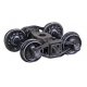 Bettendorf T-Section Self-Centering HGC Leaf-Spring Caboose Trucks -- Code 88 (.088`) 33` , HO, Kadee Quality Products 1581