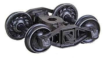Bettendorf T-Section Self-Centering HGC Leaf-Spring Caboose Trucks -- Code 88 (.088`) 33` , HO, Kadee Quality Products 1581