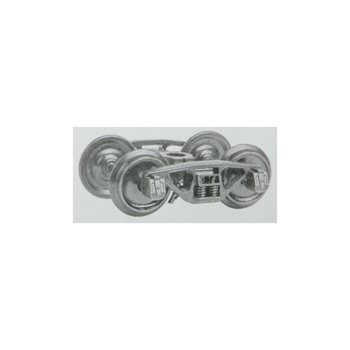 A.S.F (R) A-3 Ride-Control 50-Ton Truck -- 33 Smooth Back All Metal Non-Magnetic Wheels′, G, Kadee Quality Products 970