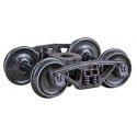 Bettendorf 50-Ton Self-Centering HGC Trucks -- Code 88 (.088`) 33` Smooth-Back RP-25 Wheel, HO, Kadee Quality Products 1564