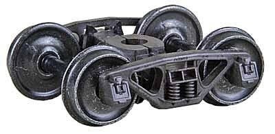 Bettendorf 50-Ton Self-Centering HGC Trucks -- Code 88 (.088`) 33` Smooth-Back RP-25 Wheel, HO, Kadee Quality Products 1564