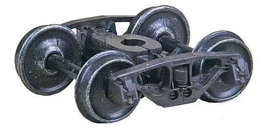 National Type B-1 50-Ton Self-Centering HGC Trucks -- Code 110 (.110`) 33` Smooth-Back RP-2, HO, Kadee Quality Products 568