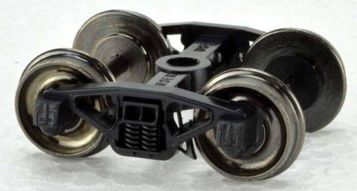 Bettendorf Style 70-Ton AAR Trucks with Metal Wheels -- 1 Pair, HO, Bowser Manufacturing Co. 40192