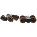Friction Bearing Caboose Trucks -- 1 Pair, N, Atlas Model Railroad Co. 22061