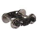 Rigid Plastic Trucks with 33′ RP-25 Metal Wheels & Axles -- National B-1 - 1 Pair, HO, WalthersProto 2001