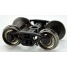 PRR Coil Semi-Elliptical Freight Trucks with Metal Wheels -- 1 Pair, HO, Bowser Manufacturing Co. 40194