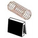 Truck Centering Springs & Retainers -- For LGB 2-Axle Cars - 2 Pairs, G, Kadee Quality Products 839