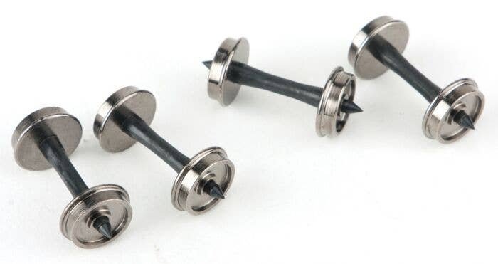 33′ Turned Metal RP-25 Wheelsets -- With Plastic Axles pkg(12), HO, WalthersProto 2301