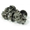 36′ Metal Wheelsets pkg(50), N, Rapido Trains Inc 102072