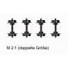 Metal Wheelsets - Feldbahn -- pkg(4), HOn2, Busch Gmbh & Co Kg 12299