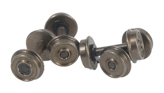 HOn3 Flush Axle Nickel-Silver Wheelset -- 24′/88, HOn3, Northwest Short Line 373224