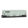 Evans 100-Ton 3-Bay Covered Hopper - Ready to Run -- Norfolk Southern 96736 (gray, black)