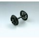 Plastic Spoked Wheel Set -- pkg(2), G, LGB 67301
